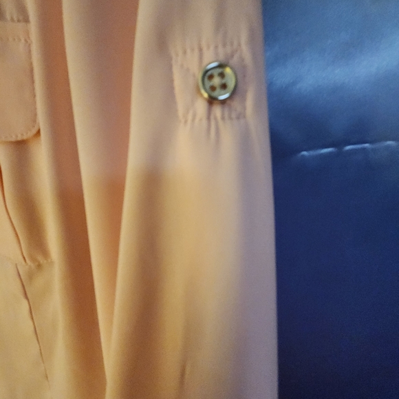 EUC WHBM long sleeve blouse light pink Size 6 💕 - Picture 8 of 13